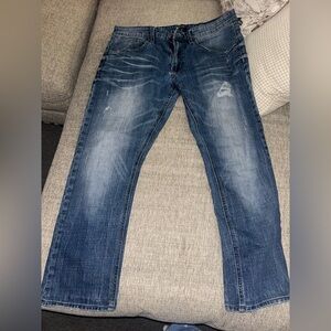 Buffalo David Bitton Women's super skinny stretch Blue Jeans